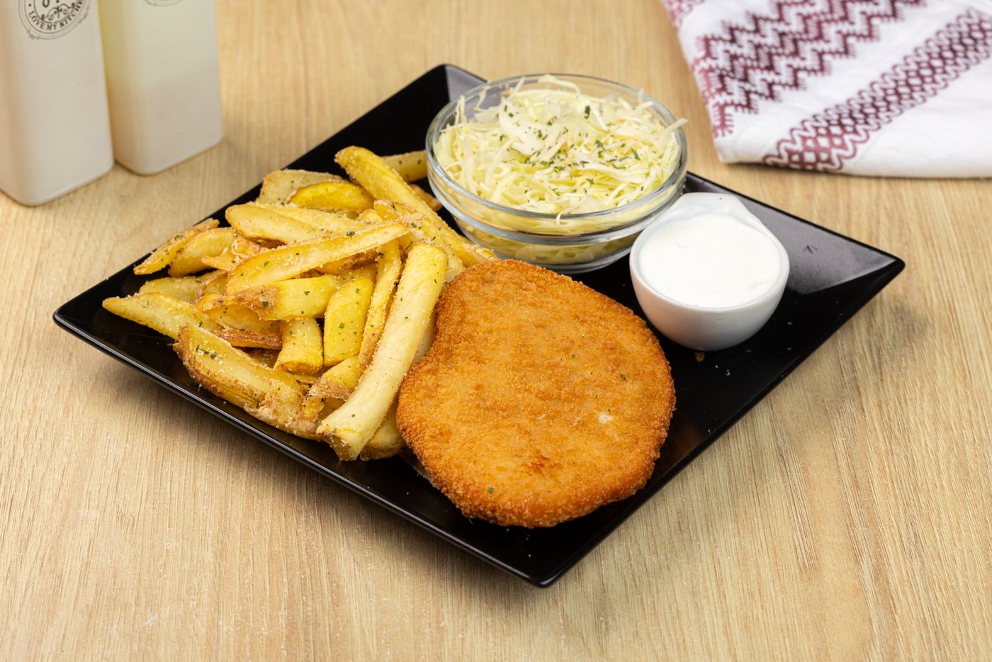 Meniu Șnițel de pui